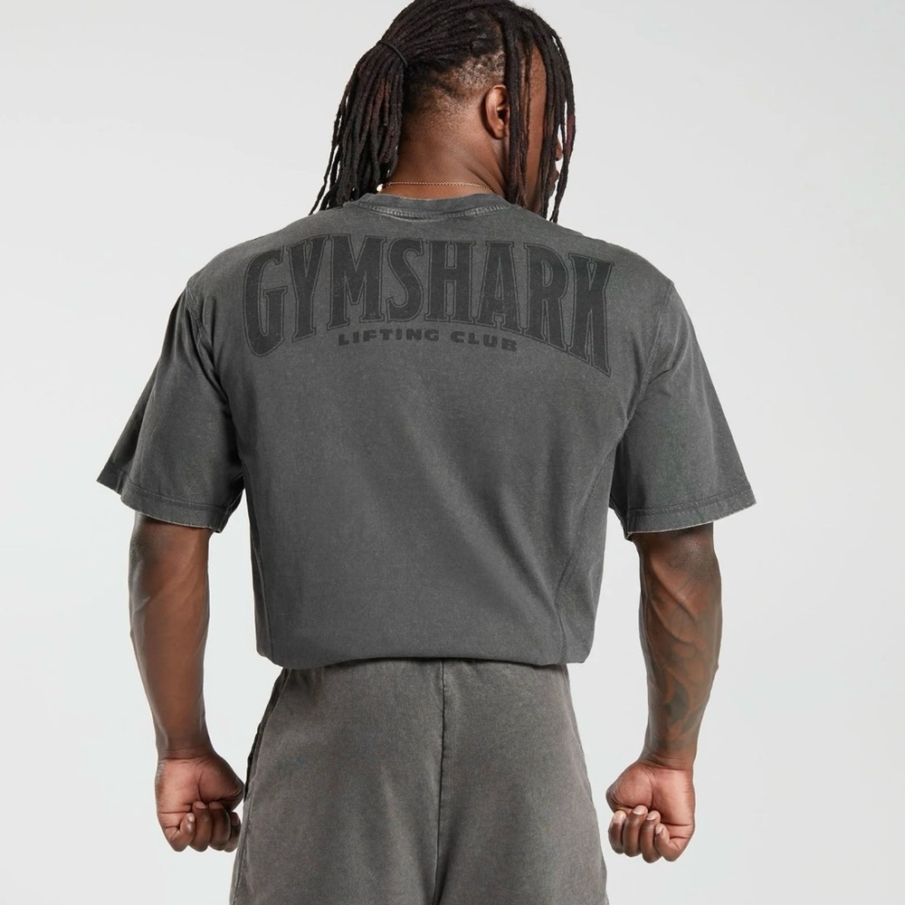 Gymshark Men's Charcoal Tee
